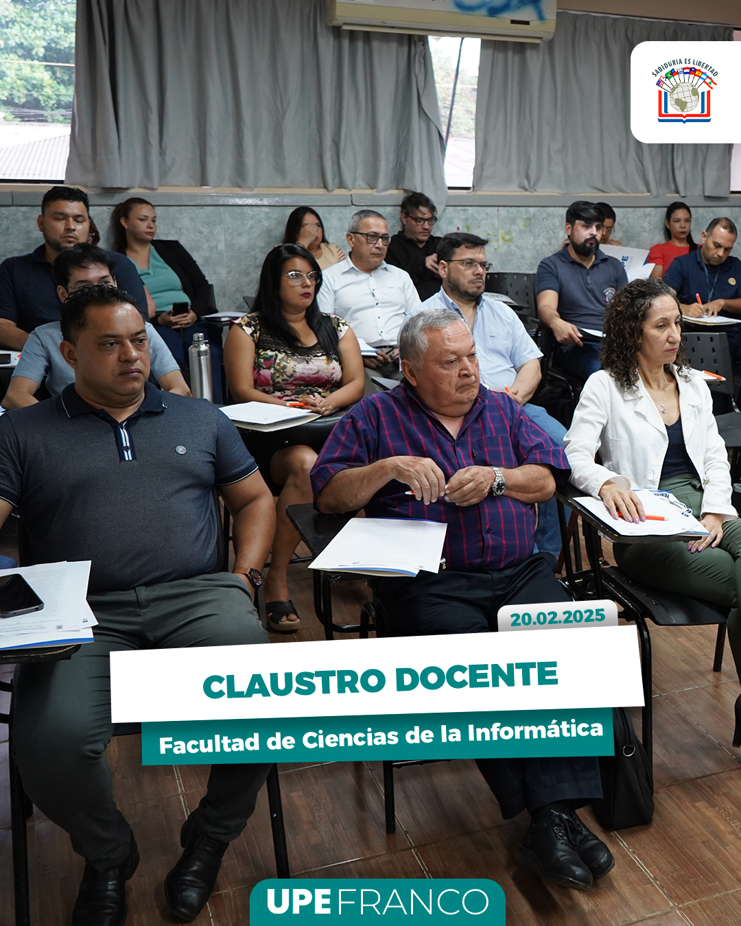 Claustro Docente: Facultad de Ciencias de la Informática define estrategias académicas para el 2025