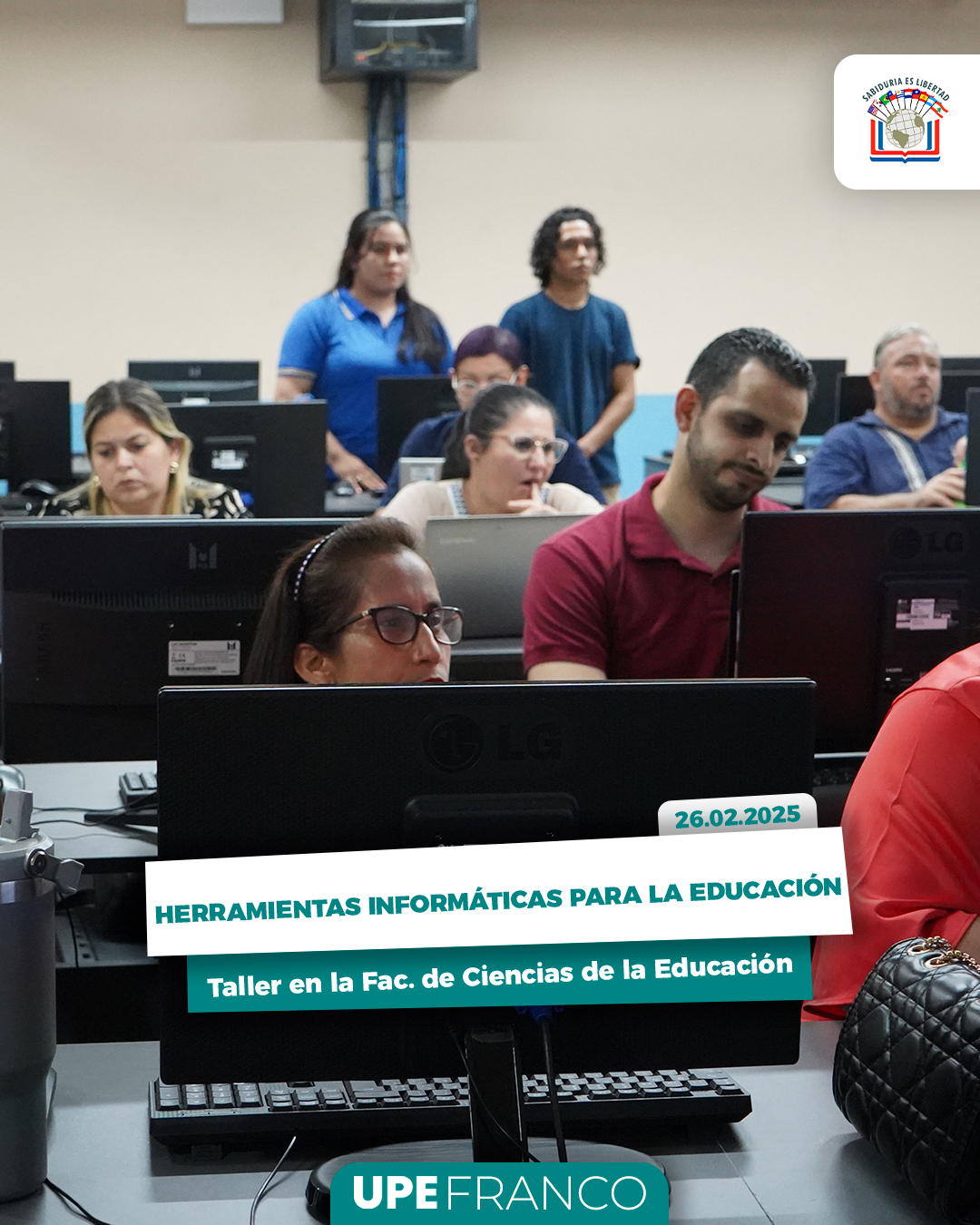 Docentes y estudiantes fortalecen sus competencias digitales en UPE Franco