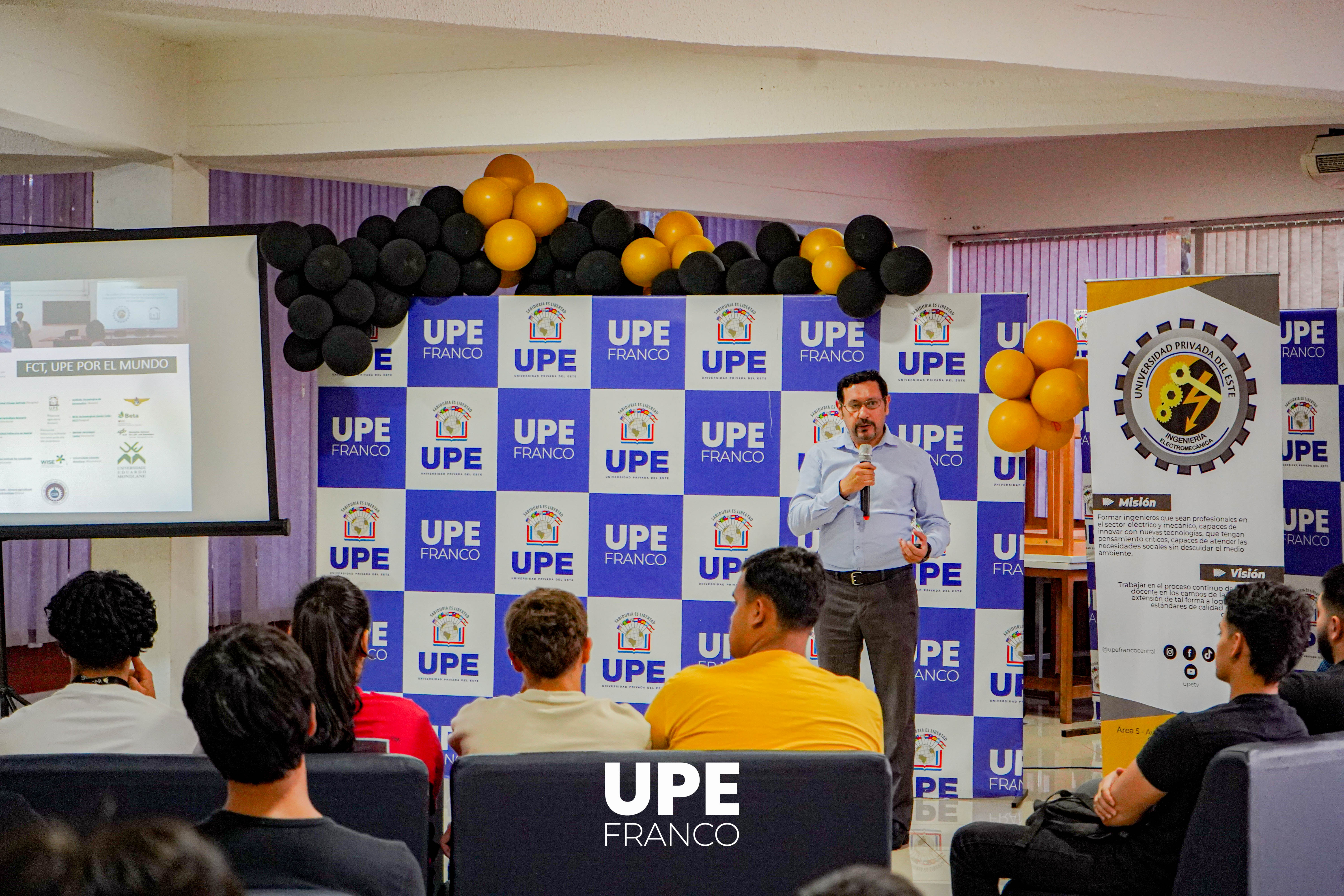 Jornada de Inducción: UPE Franco recibe a sus nuevos estudiantes de Ingeniería Electromecánica