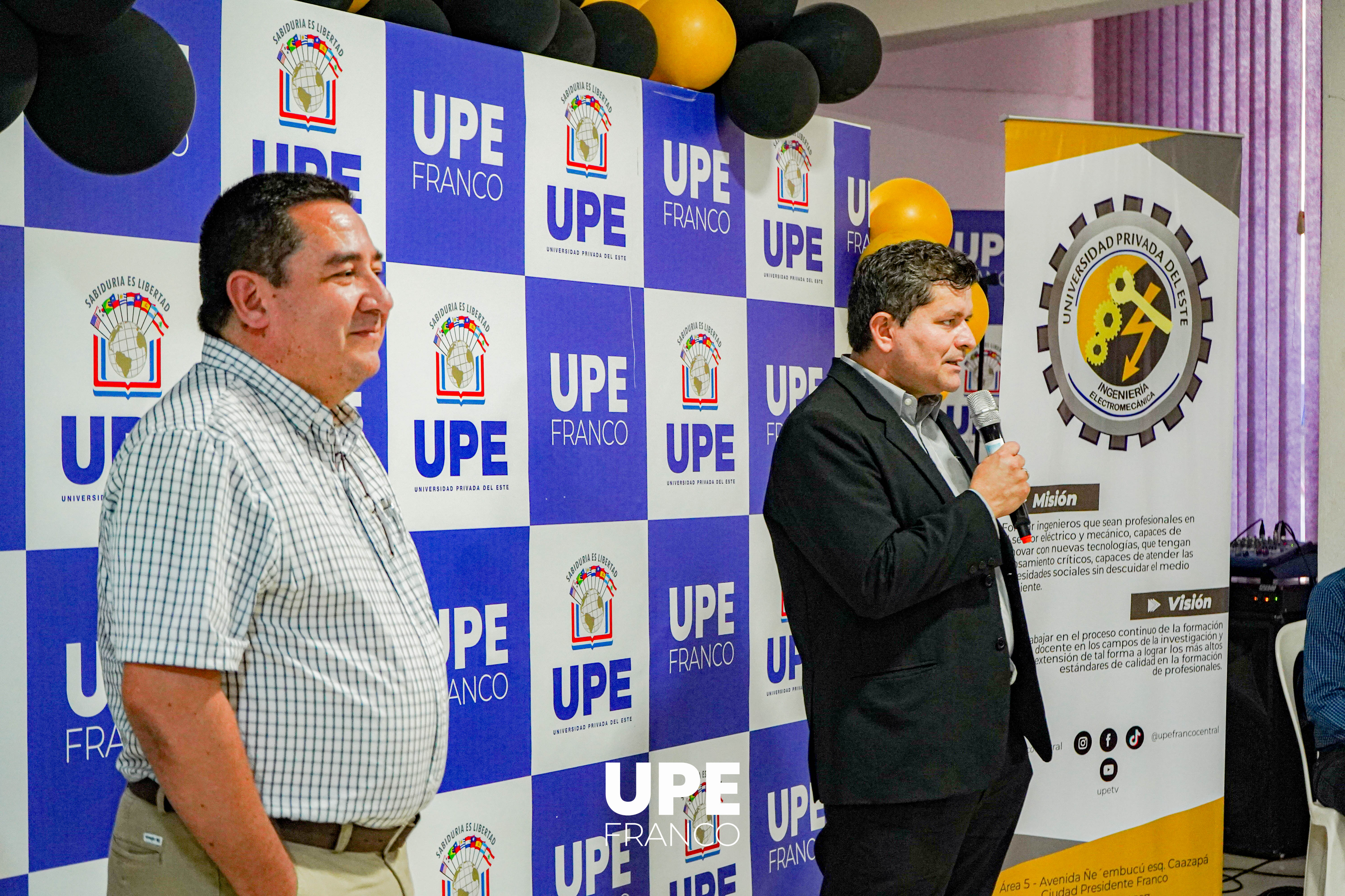 Jornada de Inducción: UPE Franco recibe a sus nuevos estudiantes de Ingeniería Electromecánica