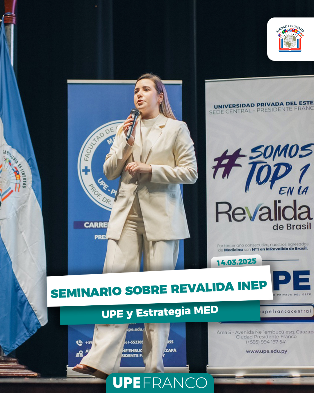 Éxito en el Seminario sobre Revalida INEP: UPE Franco y Estrategia MED