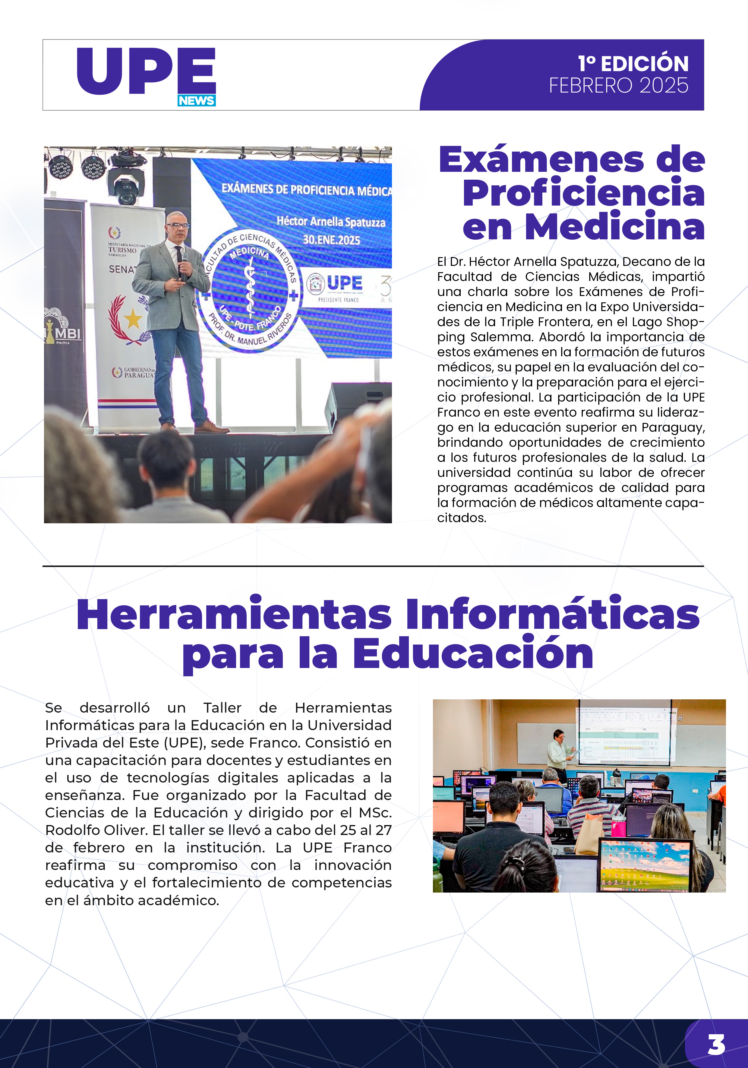 UPE NEWS: Febrero de 2025
