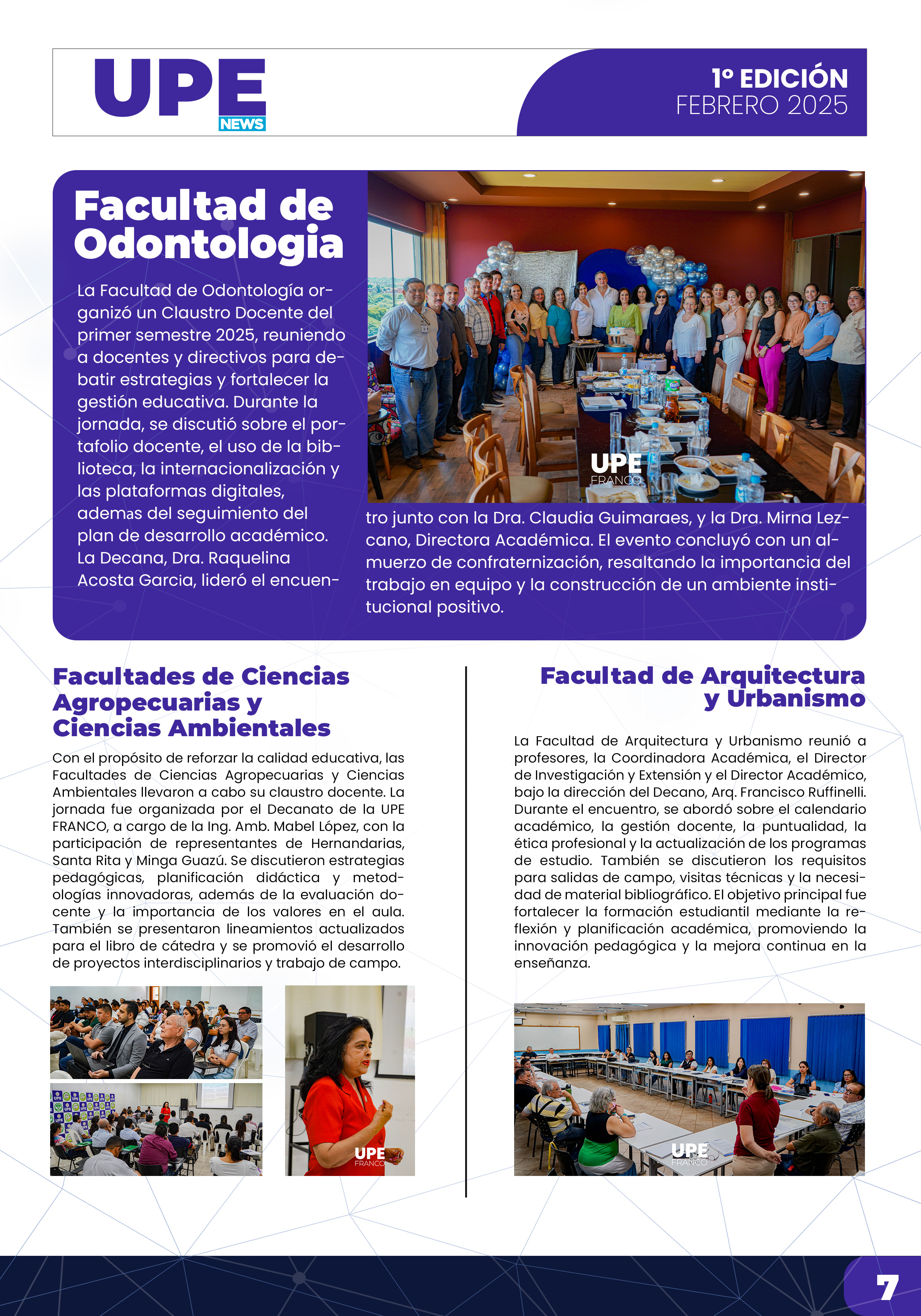 UPE NEWS: Febrero de 2025