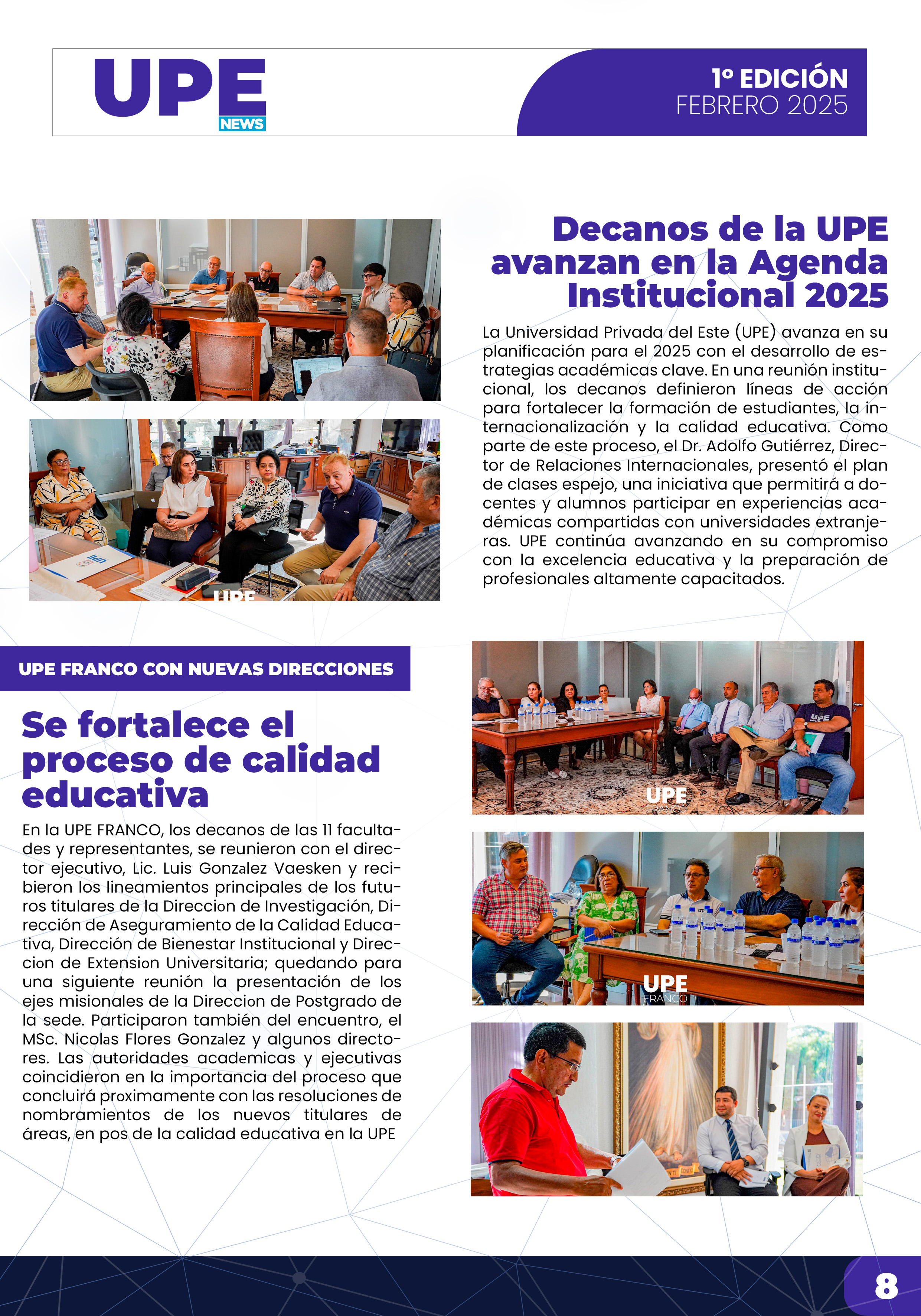 UPE NEWS: Febrero de 2025
