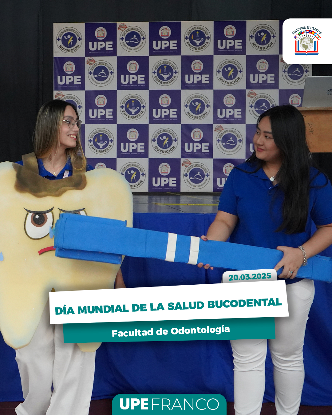 Día Mundial de la Salud Bucodental: Evento educativo y preventivo en la UPE FRANCO