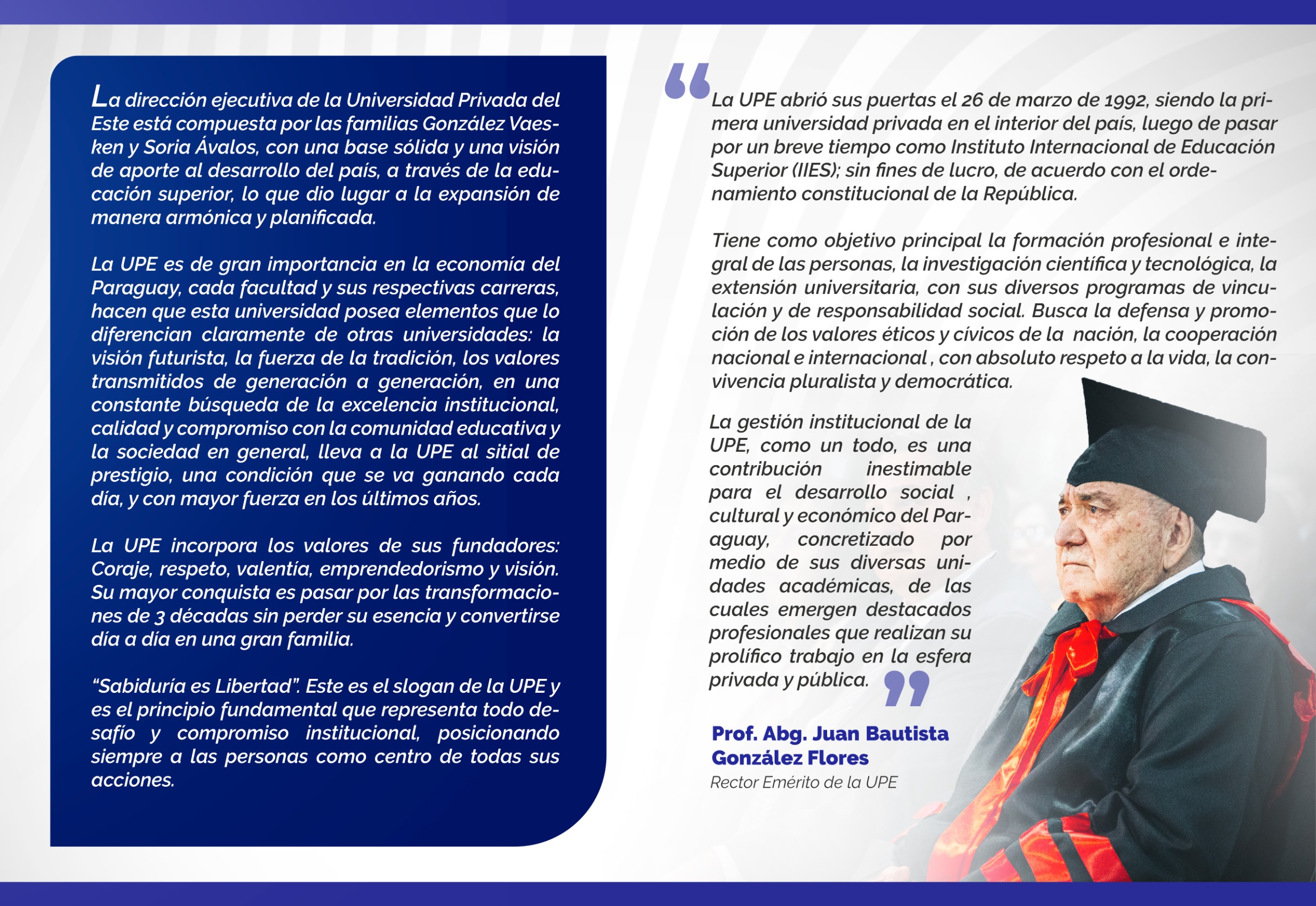 UPE FRANCO presenta su Revista Institucional 2025