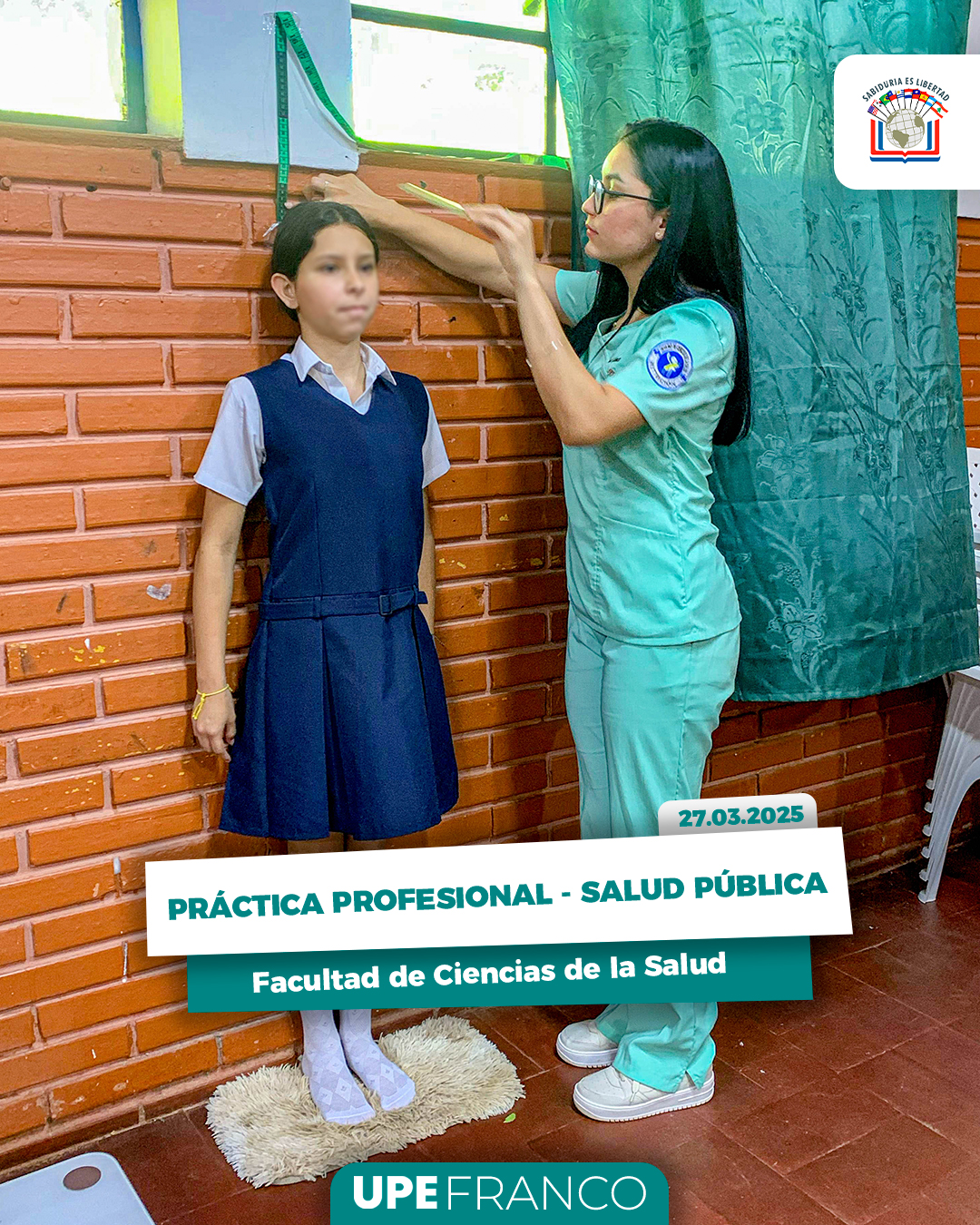 Evaluaciones y educación alimentaria en el Colegio San Pedro Apóstol: Prácticas profesionales