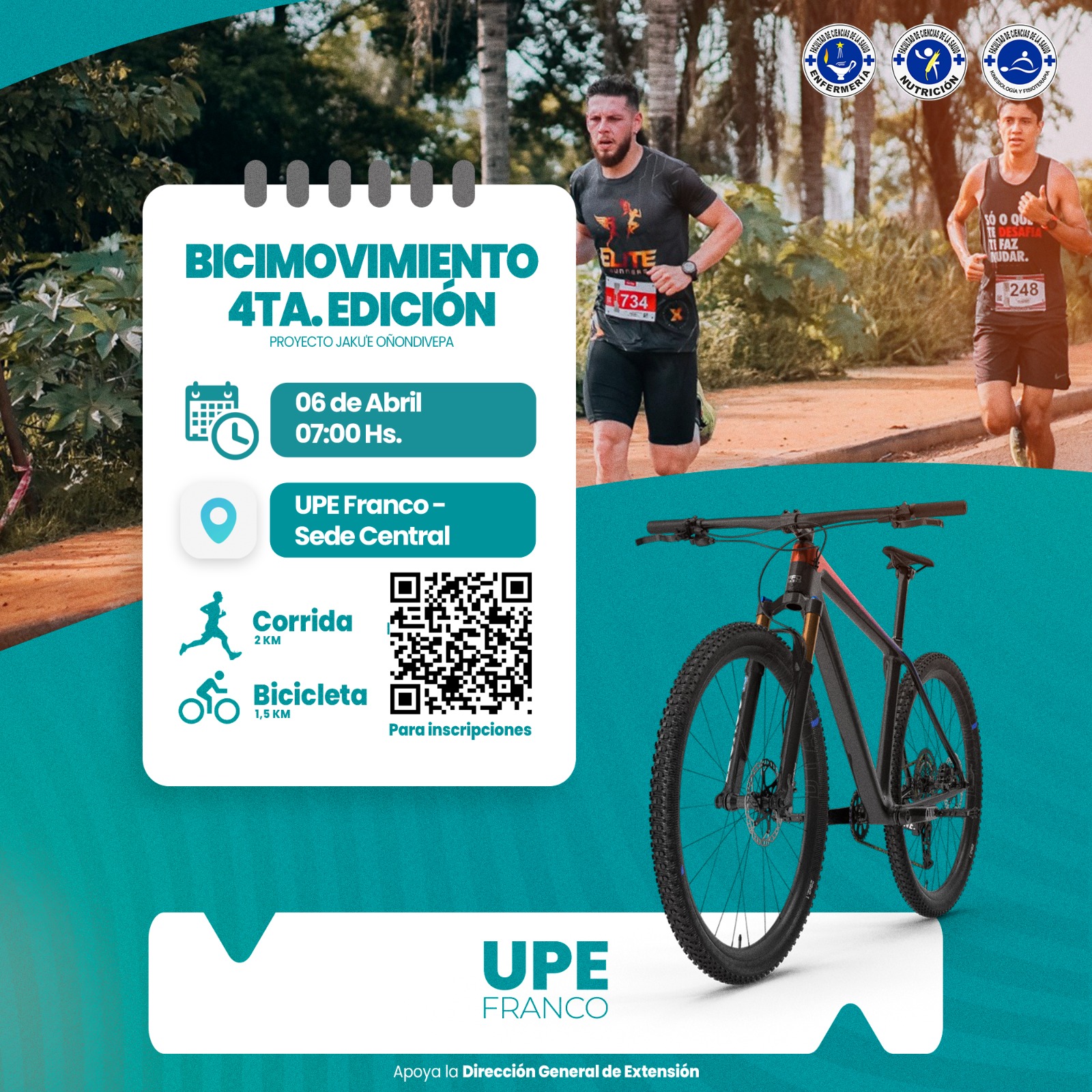 Bicimovimiento regresa con su 4.ª Edición en UPE FRANCO