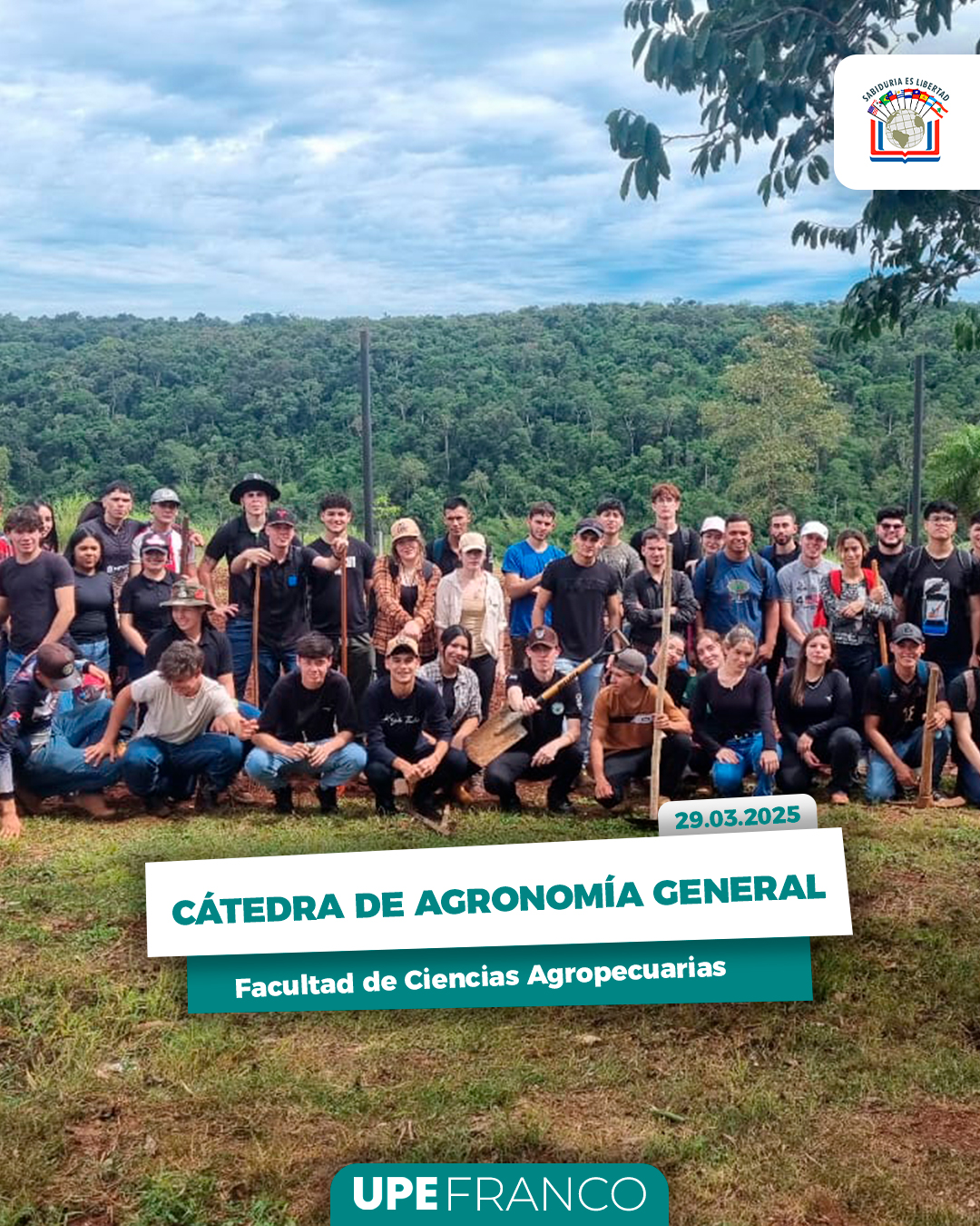 Marcaciones y producción de cultivos: Aprendizaje activo en el Campo Experimental de Agronomía