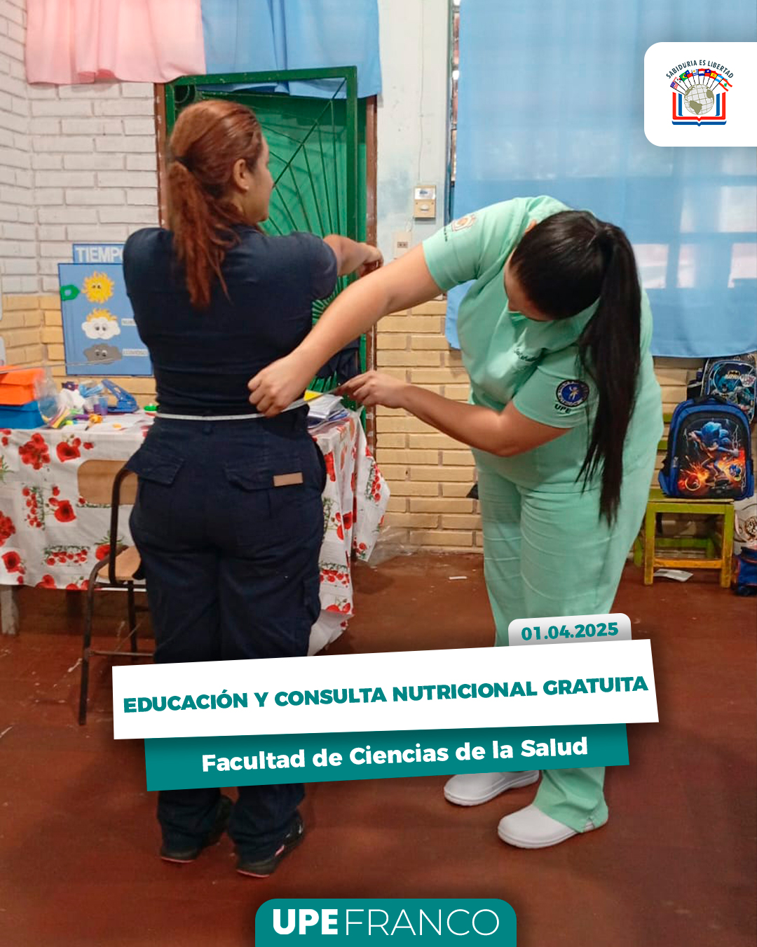 Estudiantes de Nutrición ofrecen consultas nutricionales gratuitas a docentes: Escuela San Pedro Apóstol