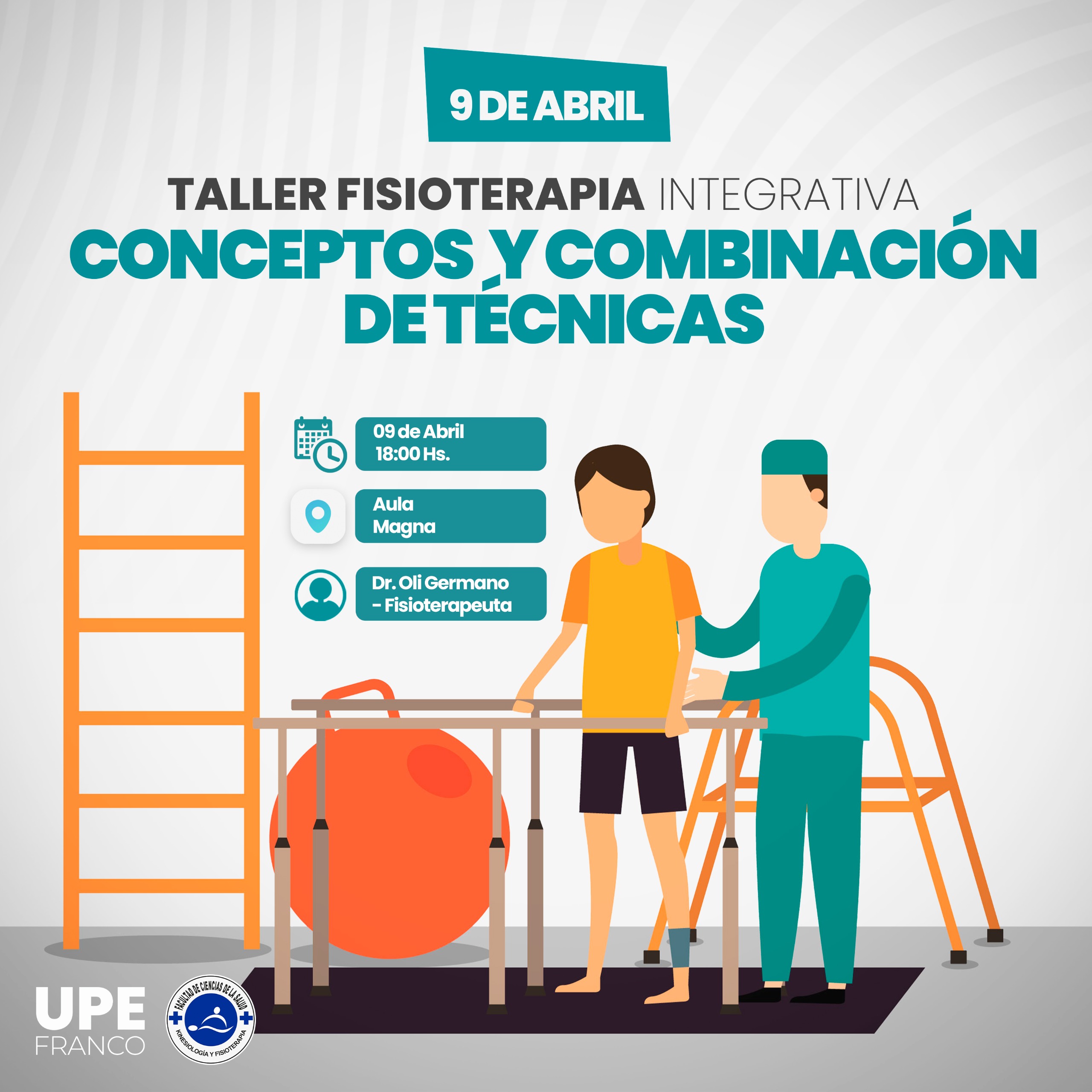 Taller Gratuito de Fisioterapia Integrativa en UPE FRANCO