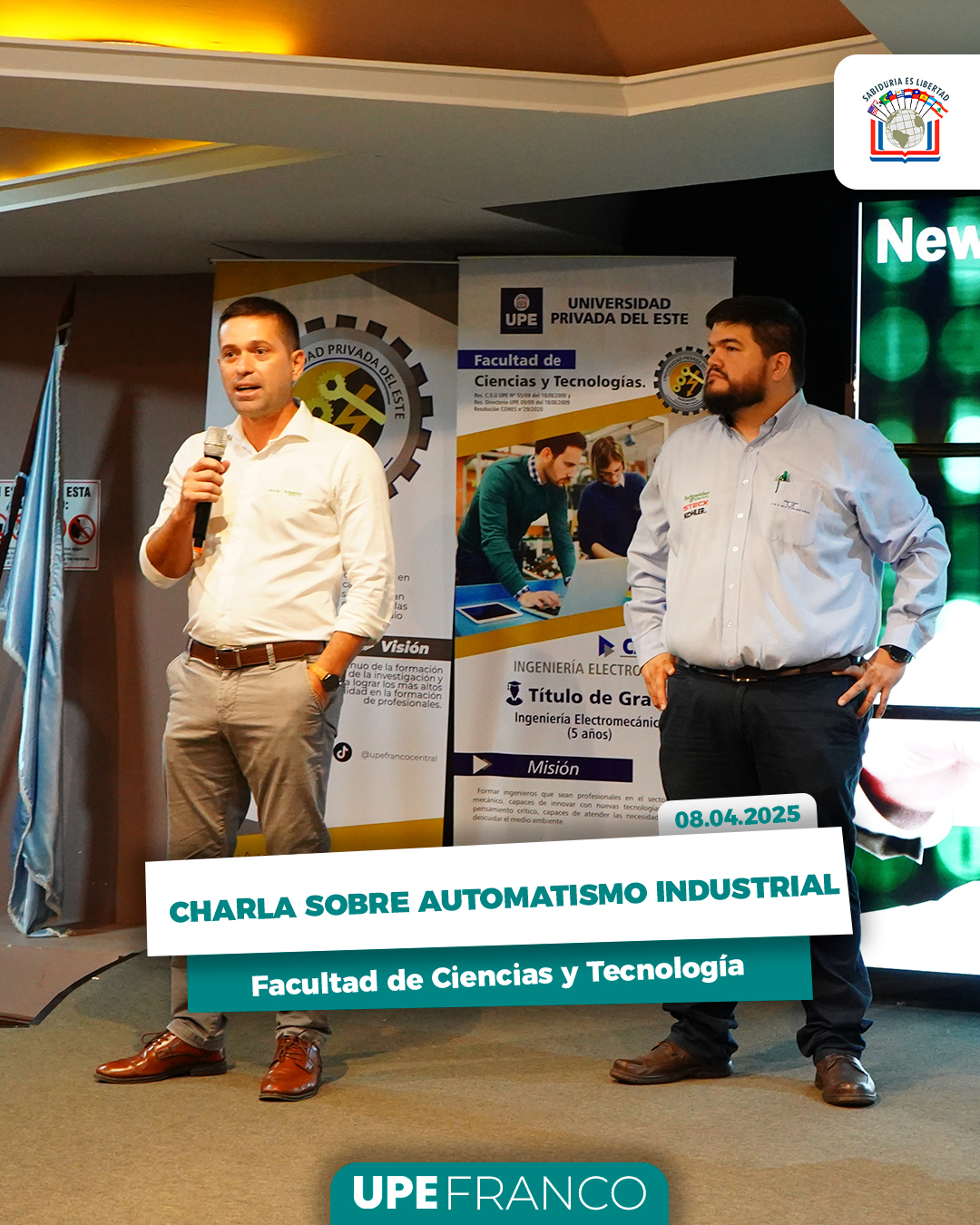 Concluye Charla sobre Automatismo Industrial: Jornada Informativa en UPE FRANCO