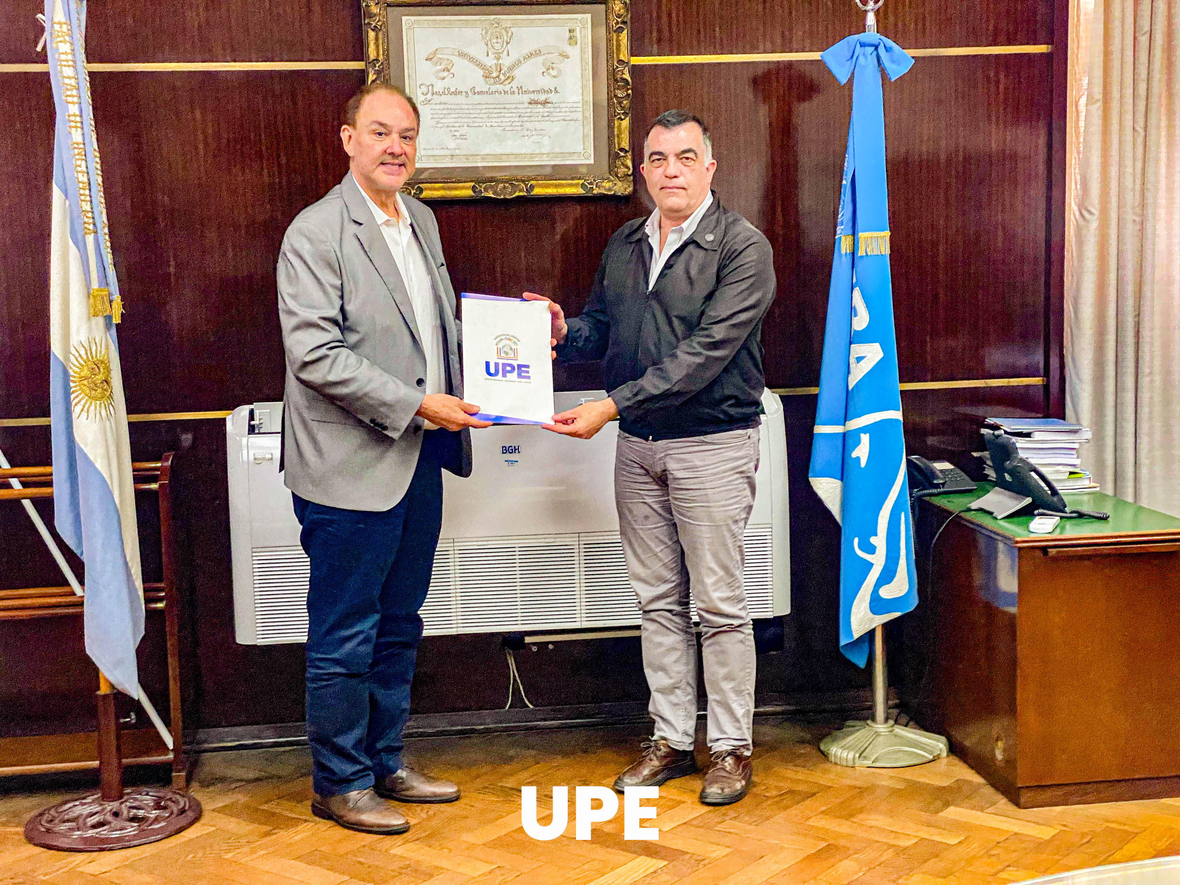 UPE FIRMÓ CONVENIO CON LA FACULTAD DE INGENIERÍA DE LA UBA