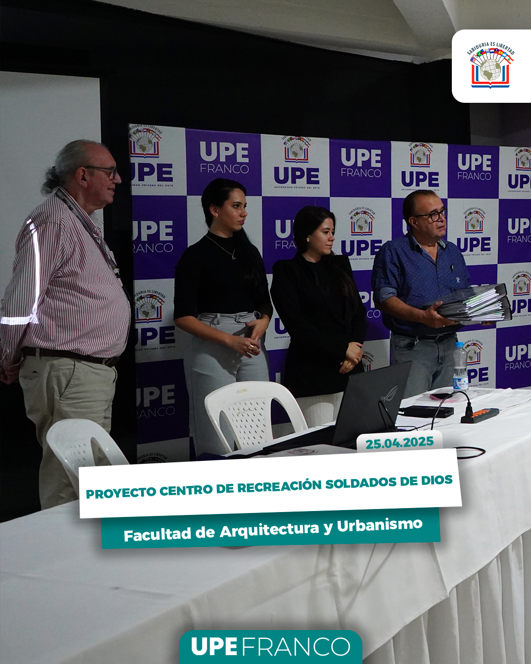 Centro de Recreación Soldados de Dios: Presentación de Proyecto