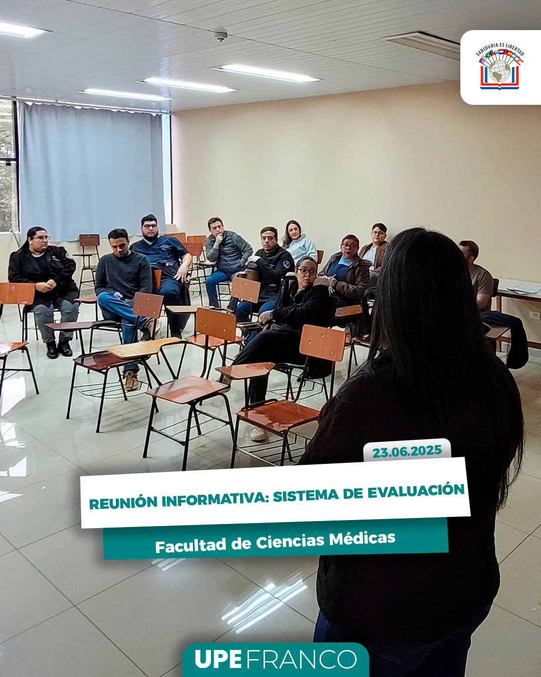 Sistema de Evaluación: Reunión de docentes en Medicina UPE