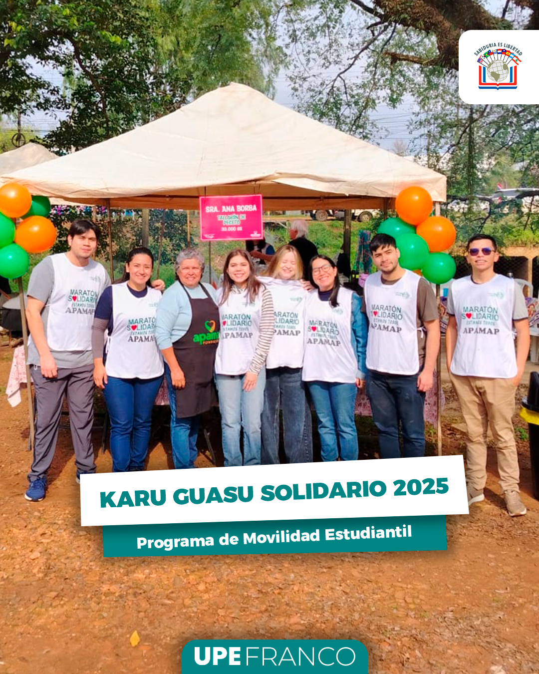 Movilidad Estudiantil UPE presente en el Karu Guasu Solidario 2025