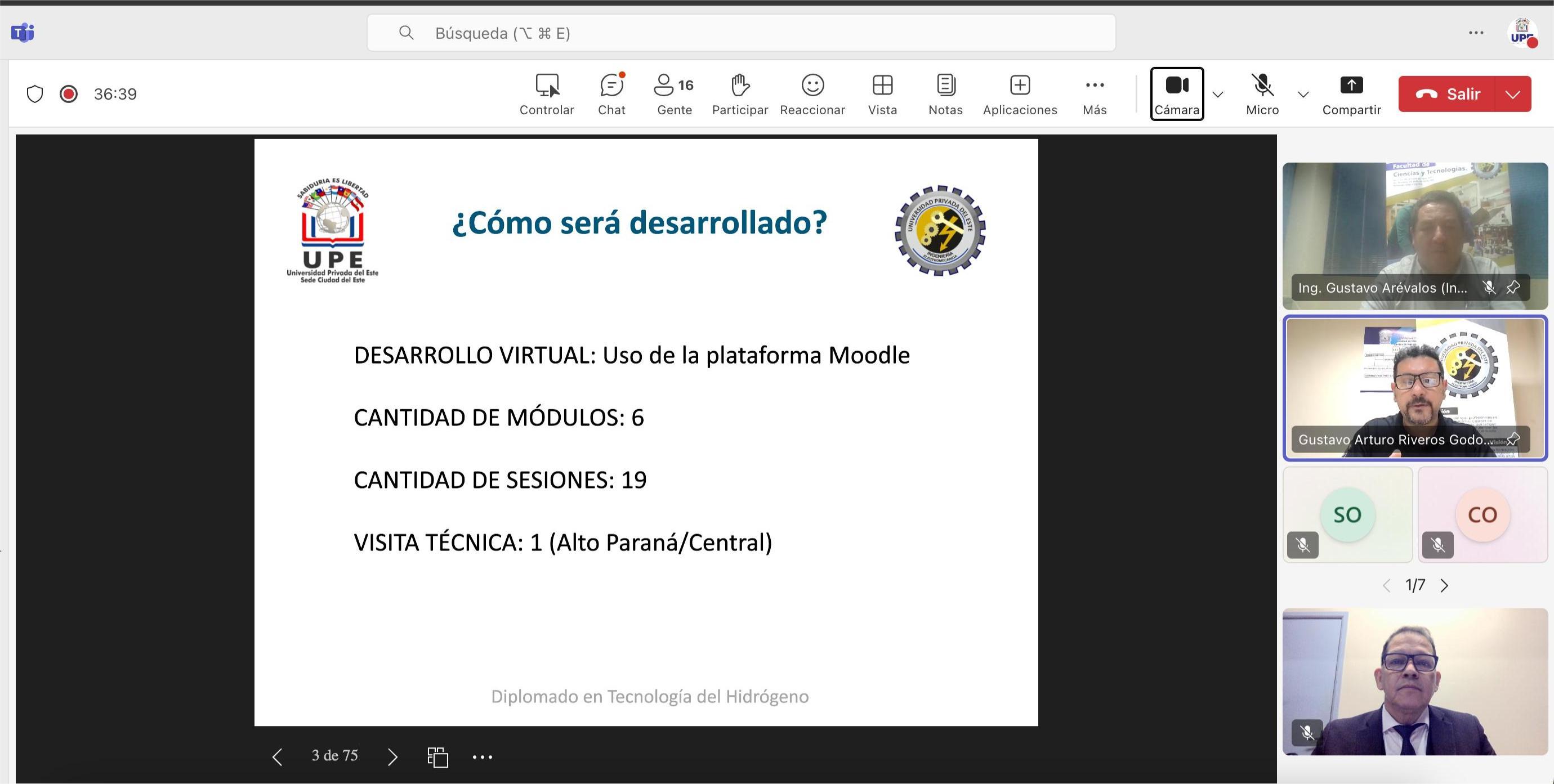 Inicia con éxito el Diplomado en Tecnología del Hidrógeno