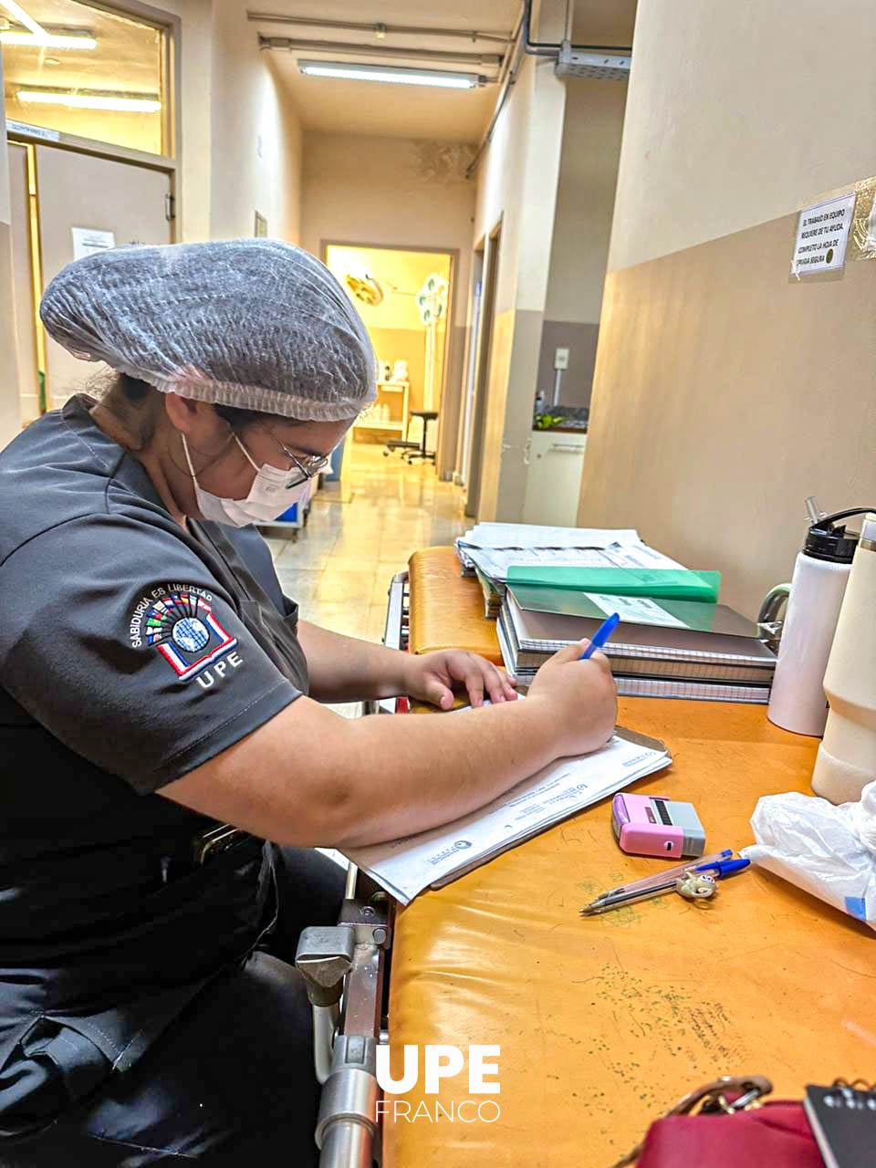 Práctica Profesional V: Estudiantes de Enfermería UPE  realizan prácticas en el Hospital Distrital de Presidente Franco