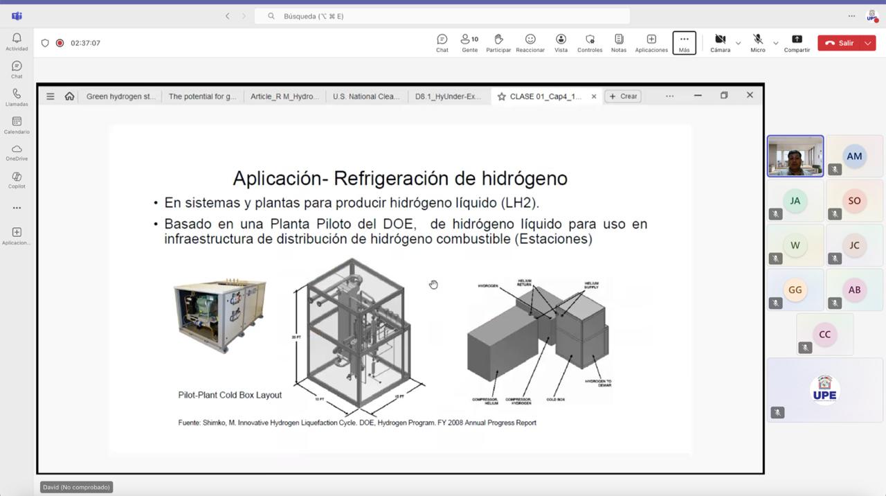 Continúa el Diplomado en Tecnología del Hidrógeno: Módulo 4 - Clase 1