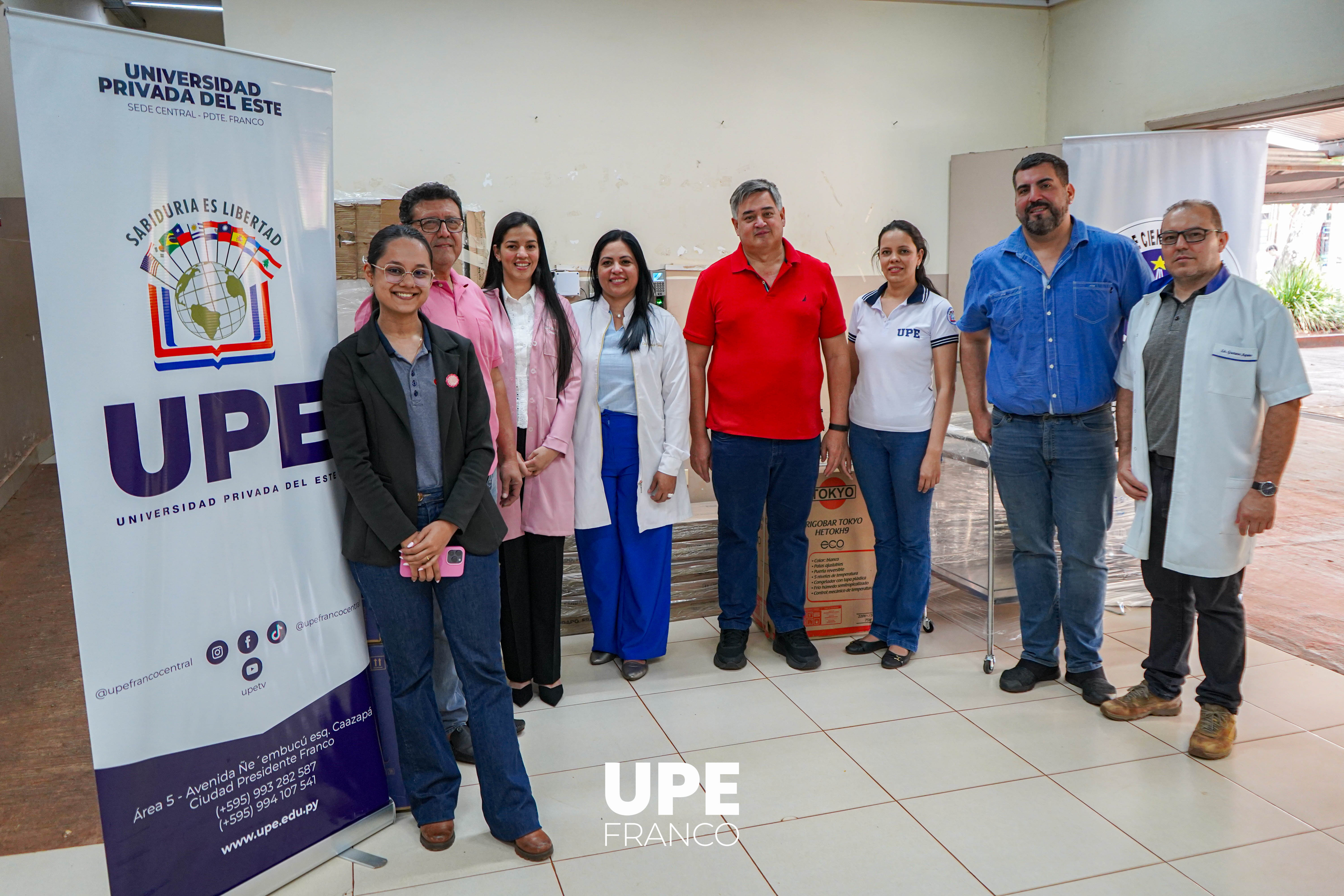 UPE realiza entrega de contrapartida al Hospital Distrital de Presidente Franco