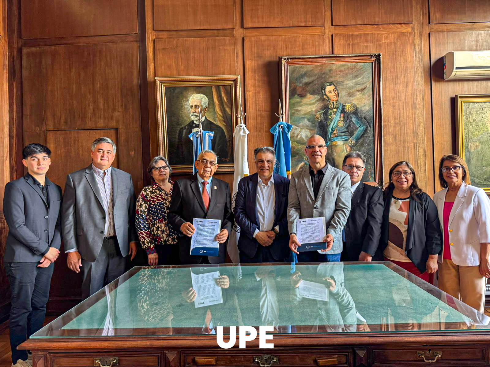 Firma de convenio clave entre la UBA y la UPE en el área de Medicina: Buenos Aires, 19 de noviembre