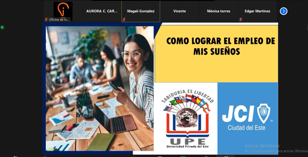 Webinar  Cómo lograr el empleo de mis sueños