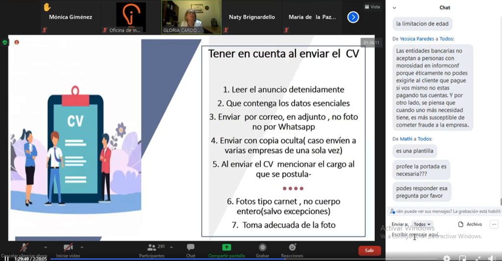 Webinar  Cómo lograr el empleo de mis sueños