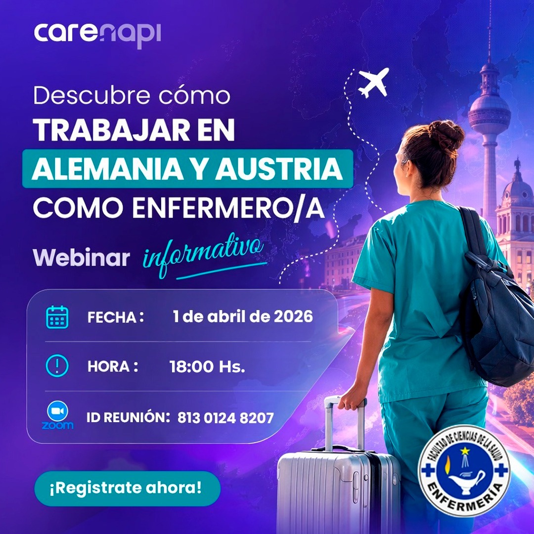 Webinar informativo: oportunidad internacional - Enfermería UPE
