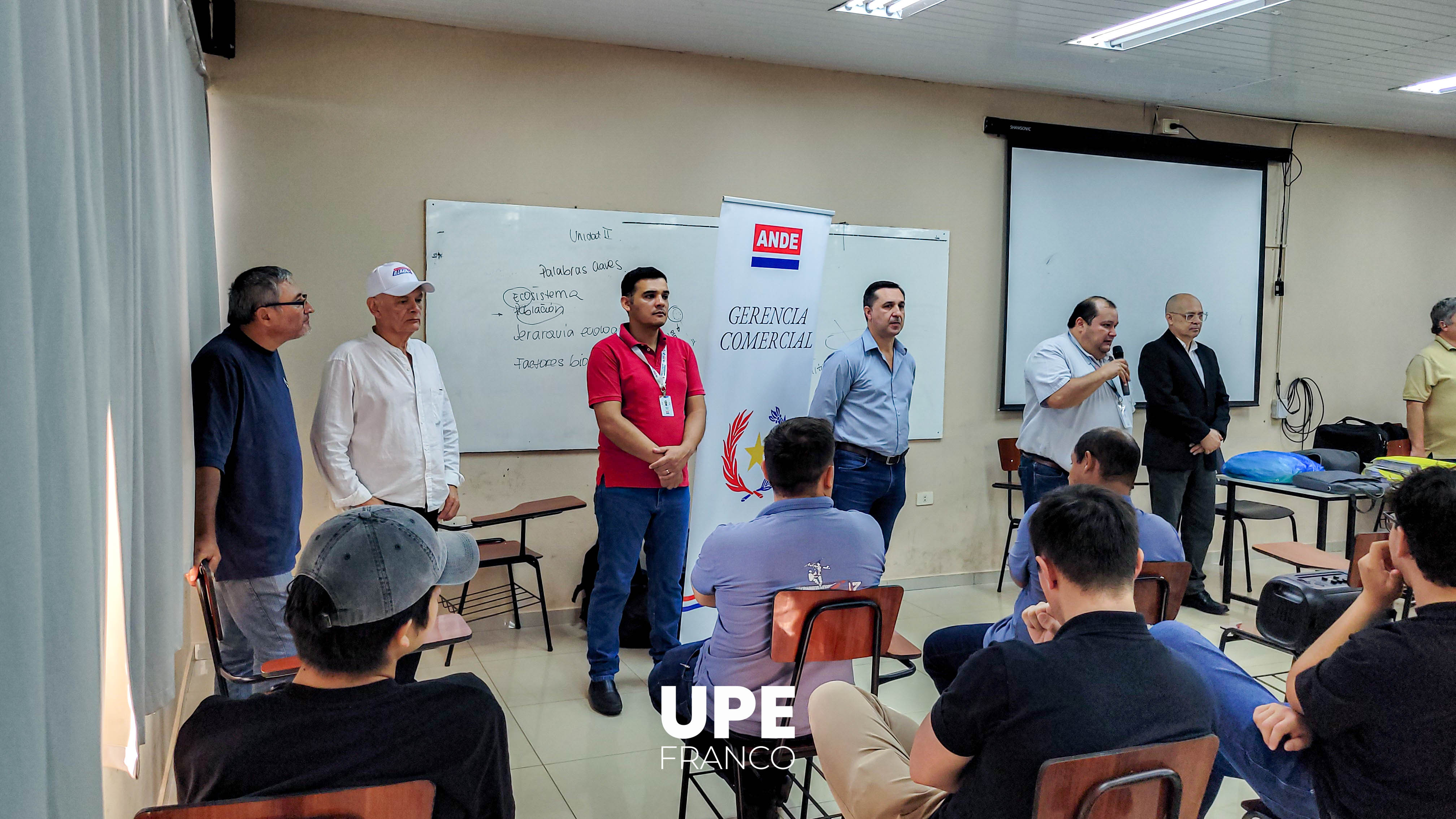 Examen de matriculación de electricistas en la UPE FRANCO: Mesa Examinadora de Electricistas de la ANDE (MEEDA)
