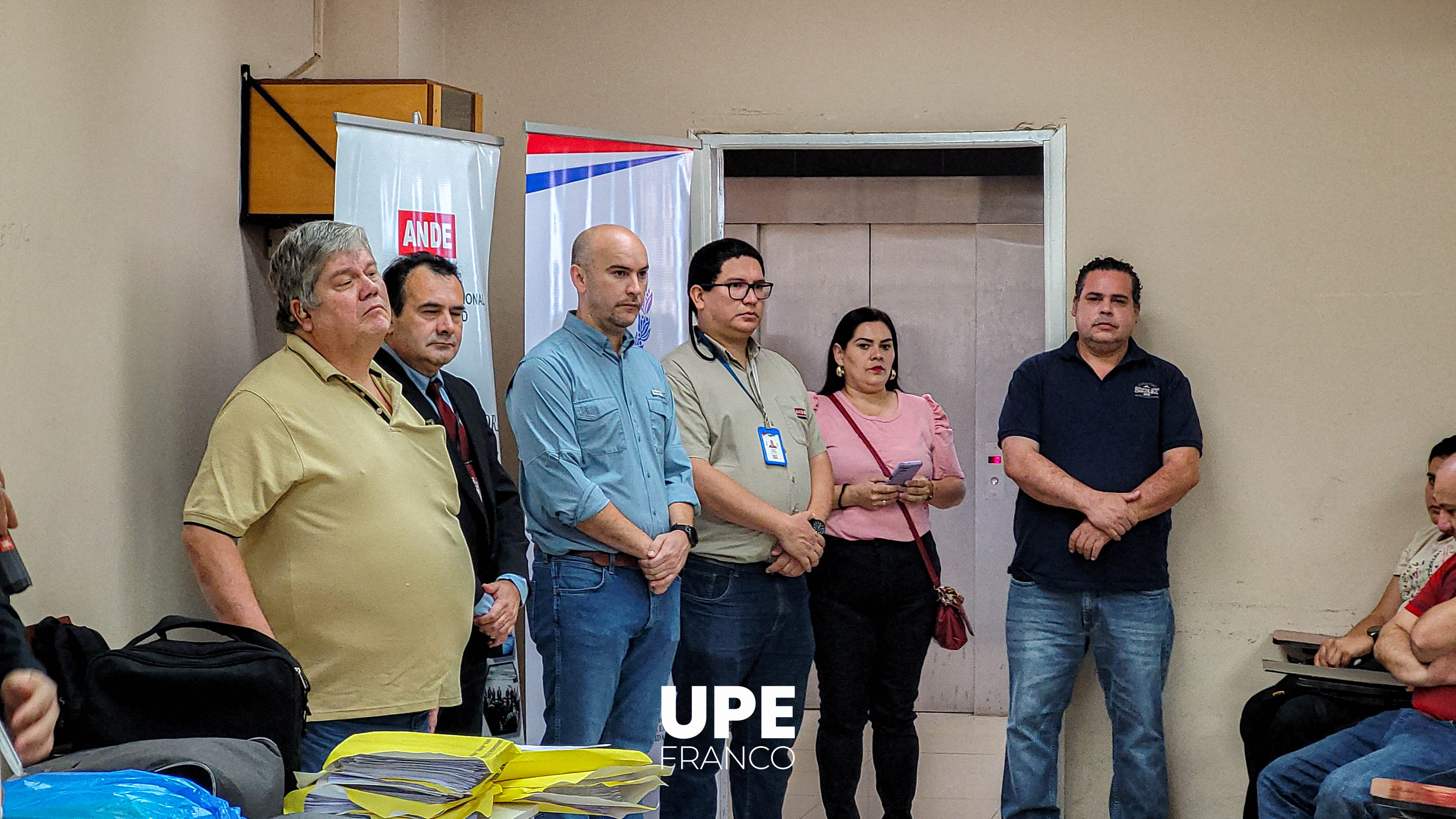 Examen de matriculación de electricistas en la UPE FRANCO: Mesa Examinadora de Electricistas de la ANDE (MEEDA)