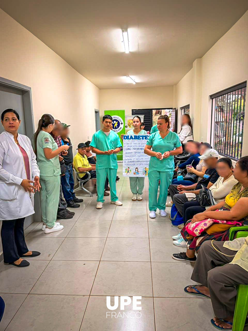 Estudiantes de Nutrición UPE realizan charla educativa en el Hospital Distrital de Presidente Franco