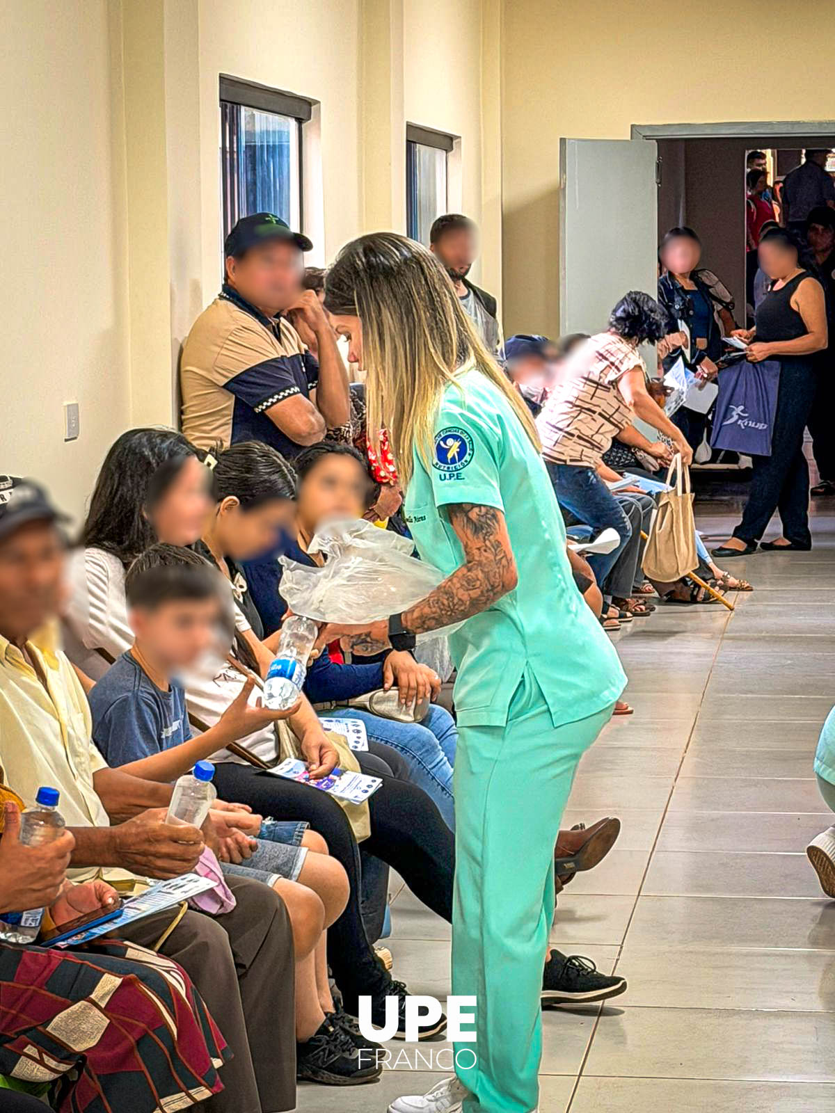 Estudiantes de Nutrición UPE realizan charla educativa en el Hospital Distrital de Presidente Franco