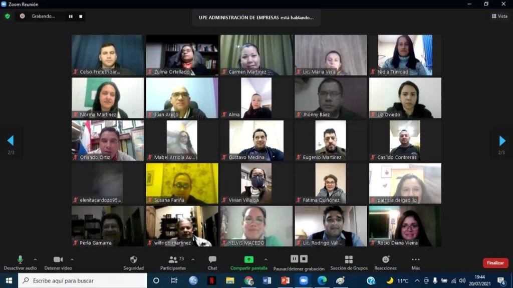 Segundo Claustro Docente 2021 - Facultad de Ciencias Administrativas y Contables
