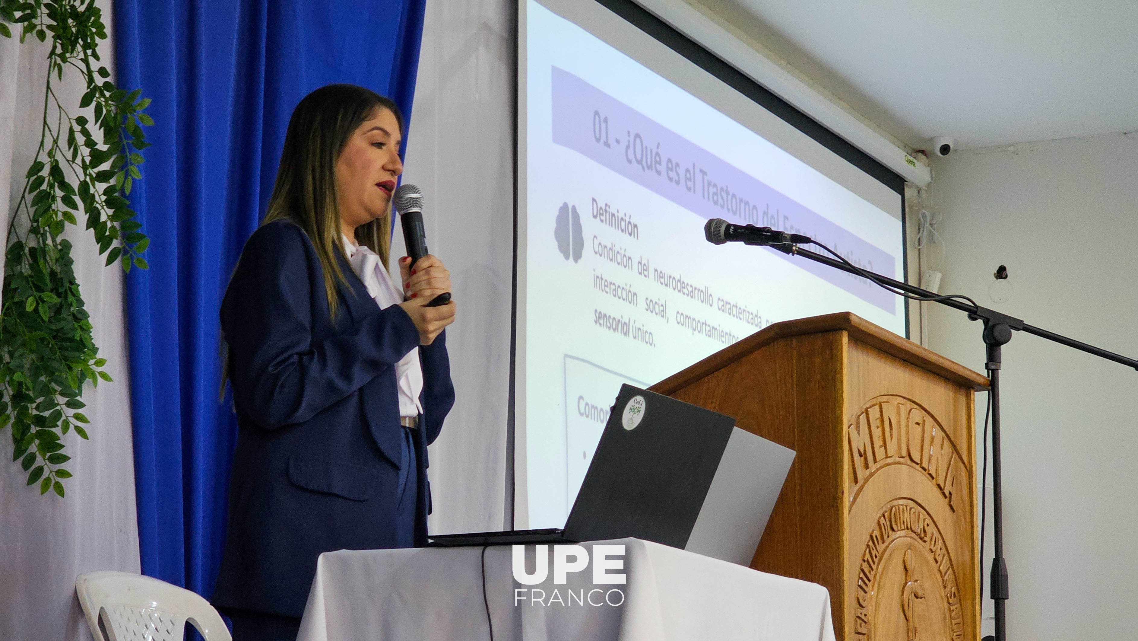 UPE Franco desarrolló jornada sobre microbiota intestinal y salud digestiva en niños con TEA
