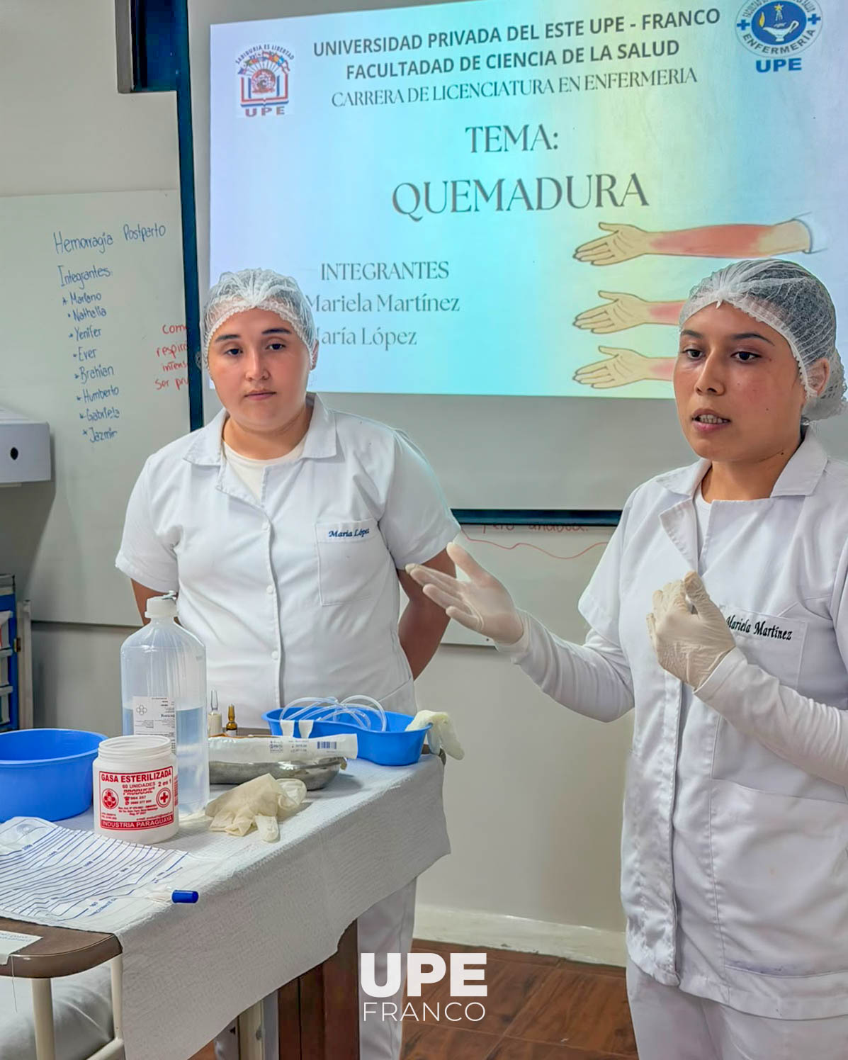Enfermería realizó examen final demostrativo de Práctica Profesional IV