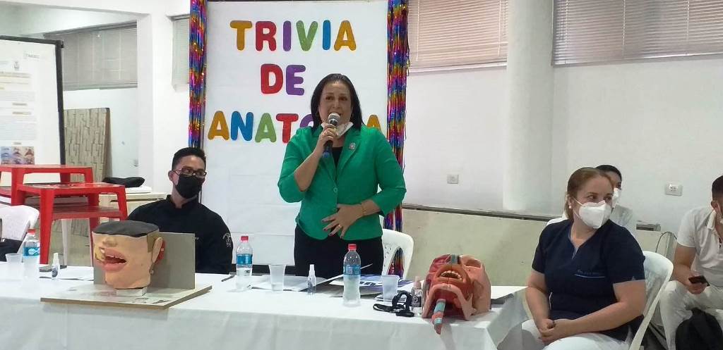 La Facultad de Odontología de la UPE, sede Pdte. Franco, realizó este martes su evento Trivia de Anatomía Humana.