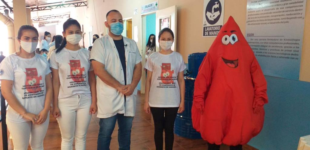 Donación voluntaria de sangre en la UPE