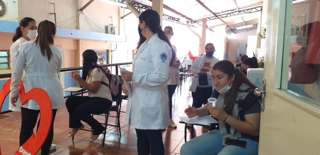 Donación voluntaria de sangre en la UPE