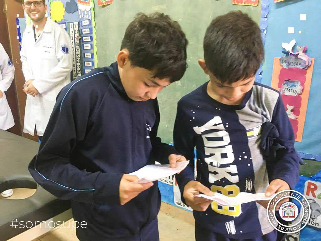 Jornada de Inspección Médica a alumnos del 4to y 5to grados de la Escuela Básica 5.452 San Alfredo de Ciudad del Este.