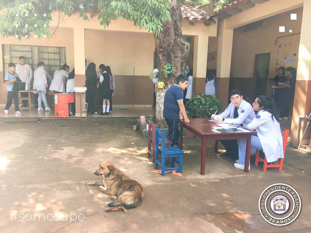 Jornada de Inspección Médica a alumnos del 4to y 5to grados de la Escuela Básica 5.452 San Alfredo de Ciudad del Este.