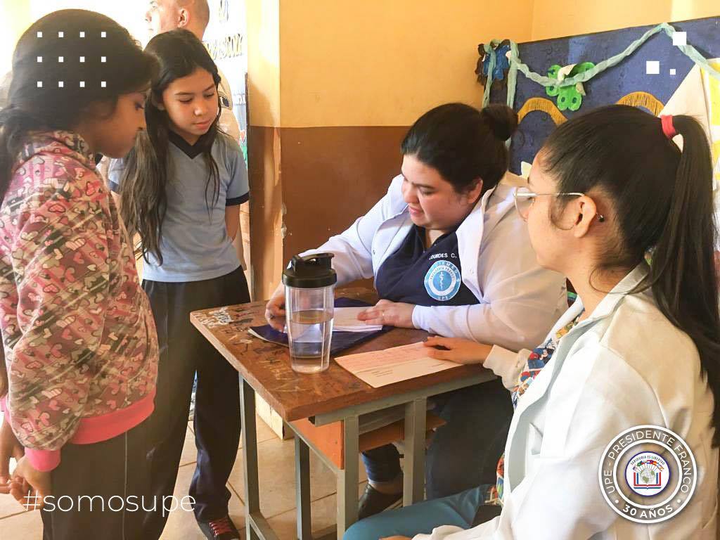 Jornada de Inspección Médica a alumnos del 4to y 5to grados de la Escuela Básica 5.452 San Alfredo de Ciudad del Este.