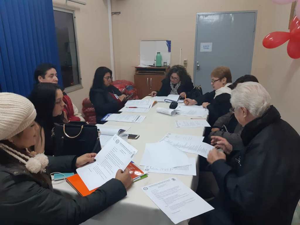 Reunion de Docentes del Primer Curso de las tres Carreras de la Facultad de Ciencias Administrativas y Contables