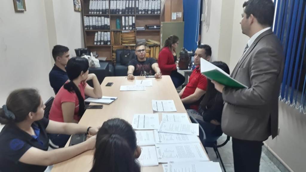 Reunión con los Delegados de las carreras de la Facultad de Ciencias Administrativas y Contables