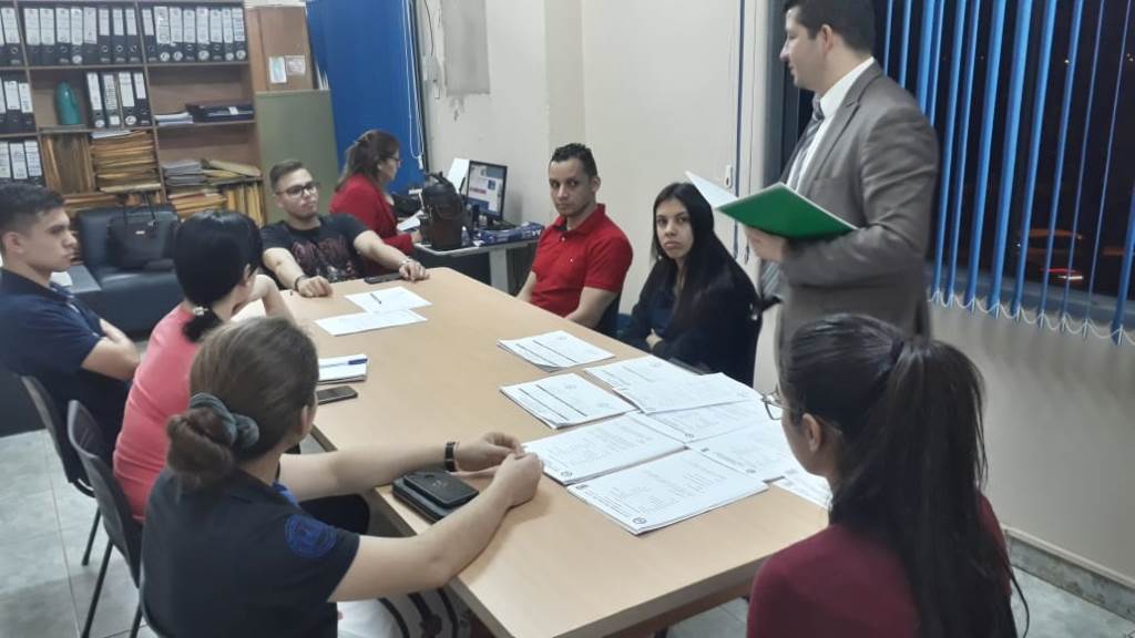 Reunión con los Delegados de las carreras de la Facultad de Ciencias Administrativas y Contables