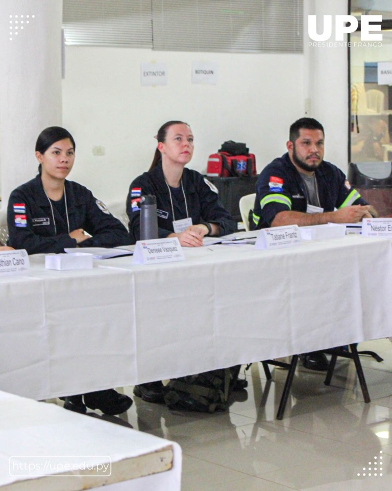 Bomberos realizan Curso de Capacitación en la UPE