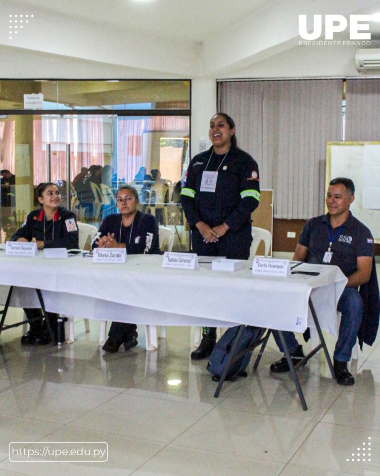 Bomberos realizan Curso de Capacitación en la UPE