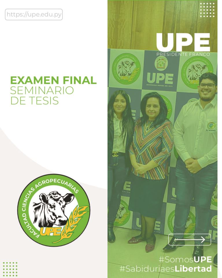 Alumnos de Agronomía Realizan Examen Final de Seminario de Tesis