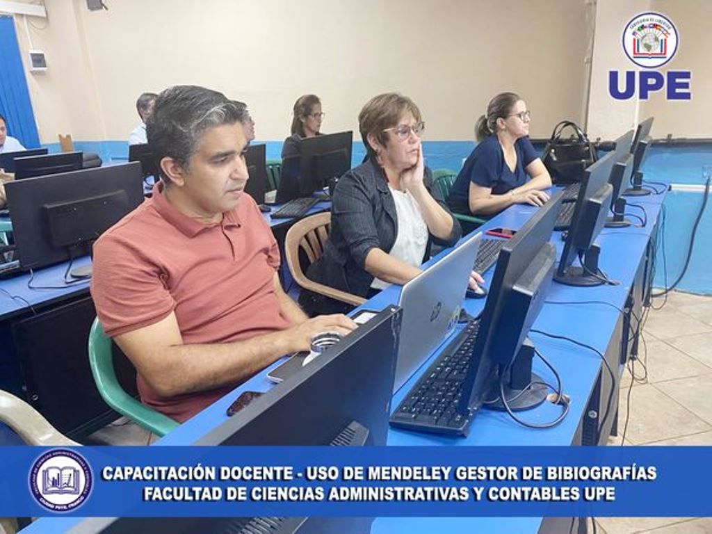 Capacitación docente en el uso del programa Mendeley gestor de bibliografías