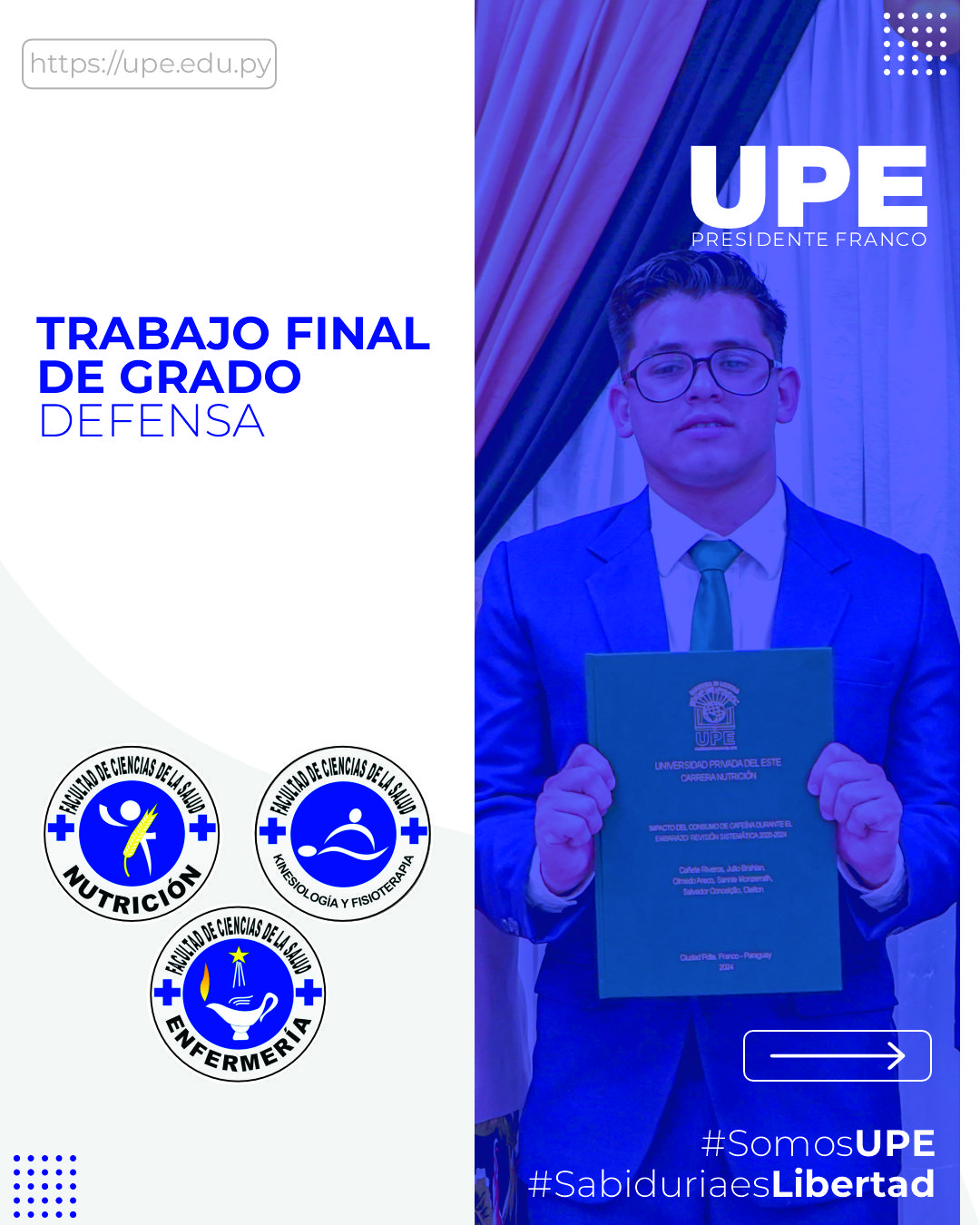 Nuevos Nutricionistas de UPE Abordan la Cafeína y el Embarazo en su Trabajo Final de Grado