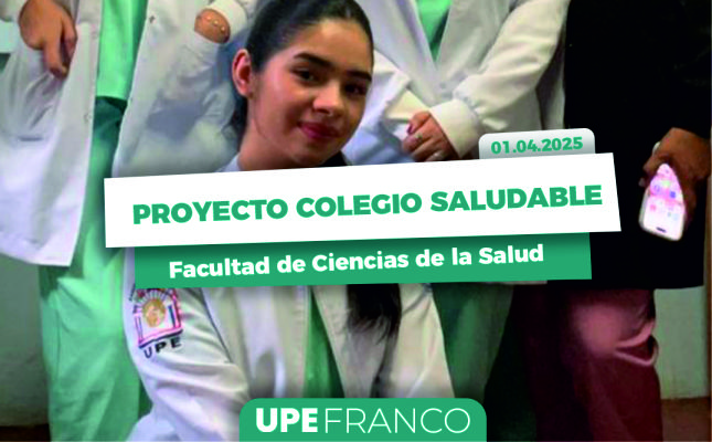 Proyecto Colegio Saludable: Jornada de salud escolar en el Colegio Dr. Raúl Peña